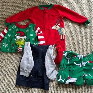 3T Festive Kids Holiday Clothing Bundle